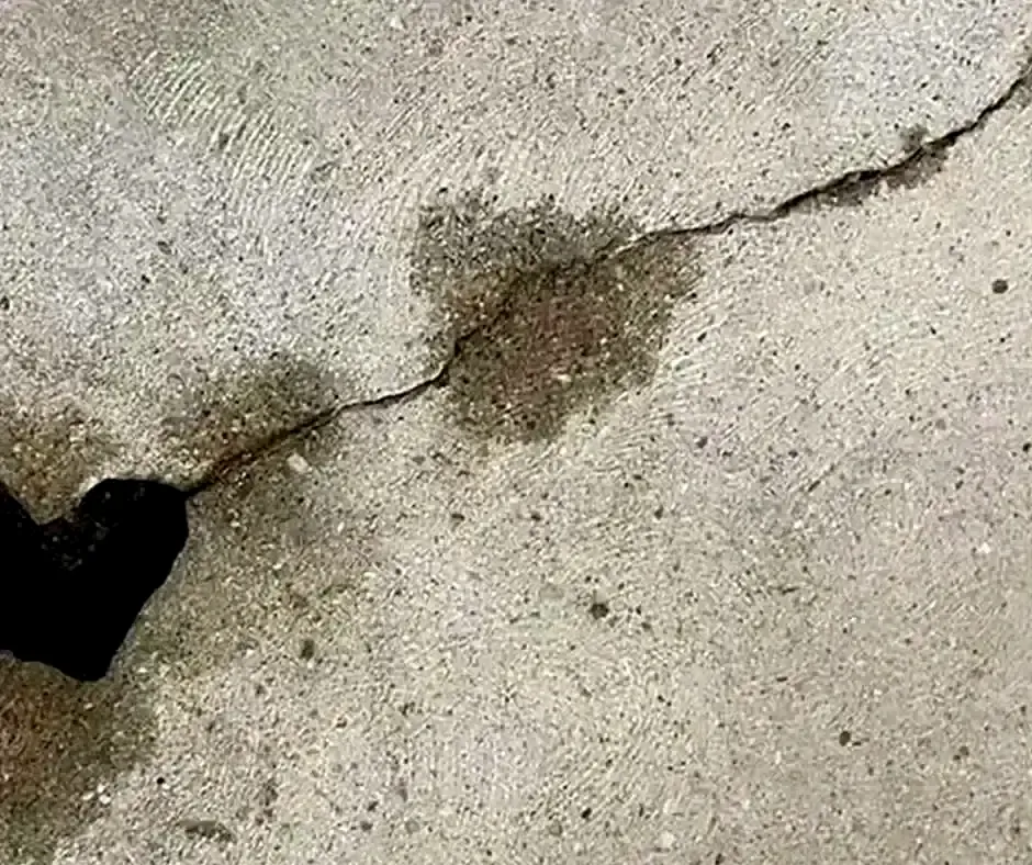Interior wall with exposed Basement Crack Repair Boston, MA Interior wall with exposed Basement Crack Repair Boston, MA