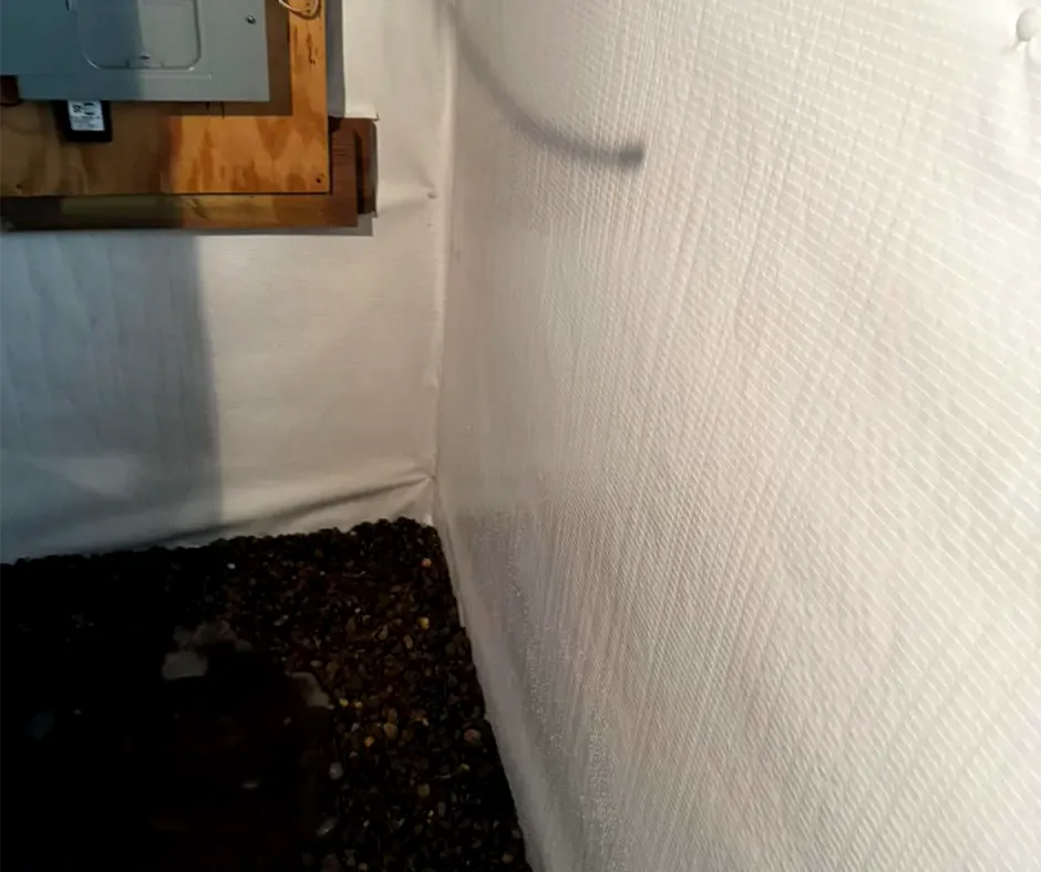 Water Drainage System Installation for Basement Waterproofing in Boston, MA